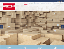 Tablet Screenshot of libertybox.fr